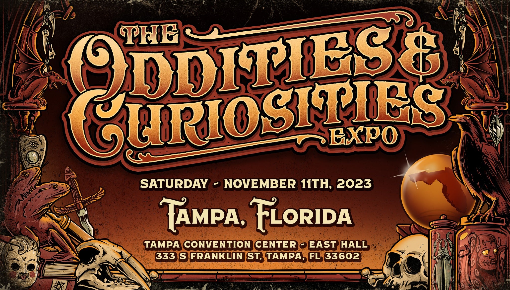 Oddities & Curiosities Expo Tampa Nov 11, 2023 Monsterologist