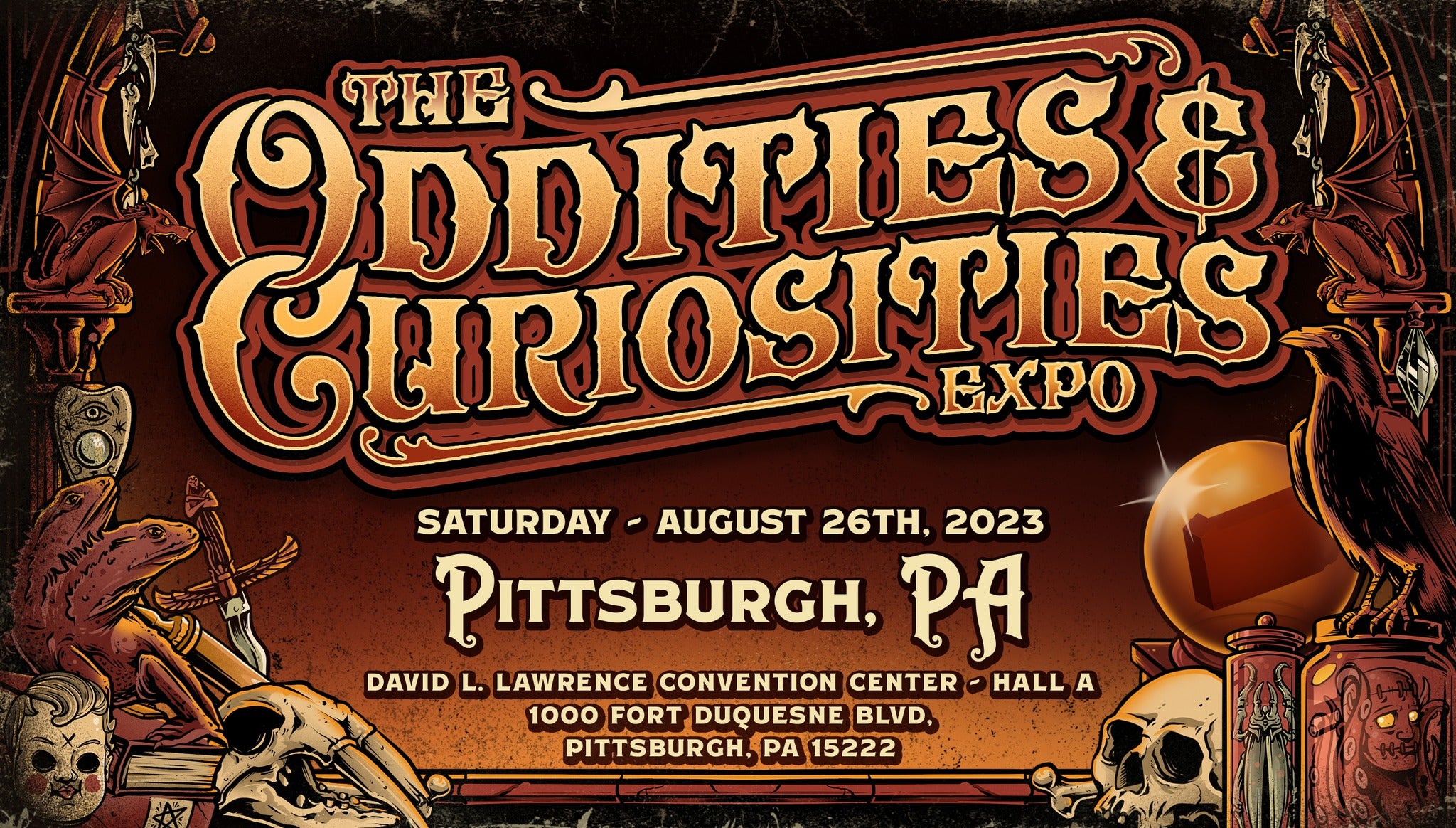 Oddities & Curiosities Expo Pittsburgh Aug 26, 2023 Monsterologist