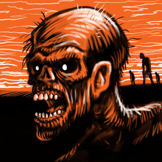 Halloween ghoul drawing by Monsterologist (George Coghill)