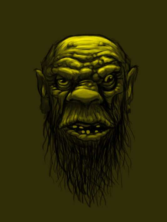 Lovecraft Dunwich Horror Wilbur Whateley drawing by George Coghill