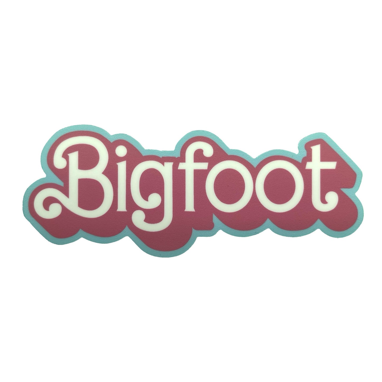 Bigfoot Barbie logo sticker