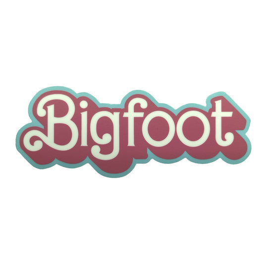 Bigfoot Barbie logo sticker