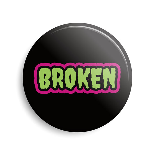 Broken Pin-Back Button