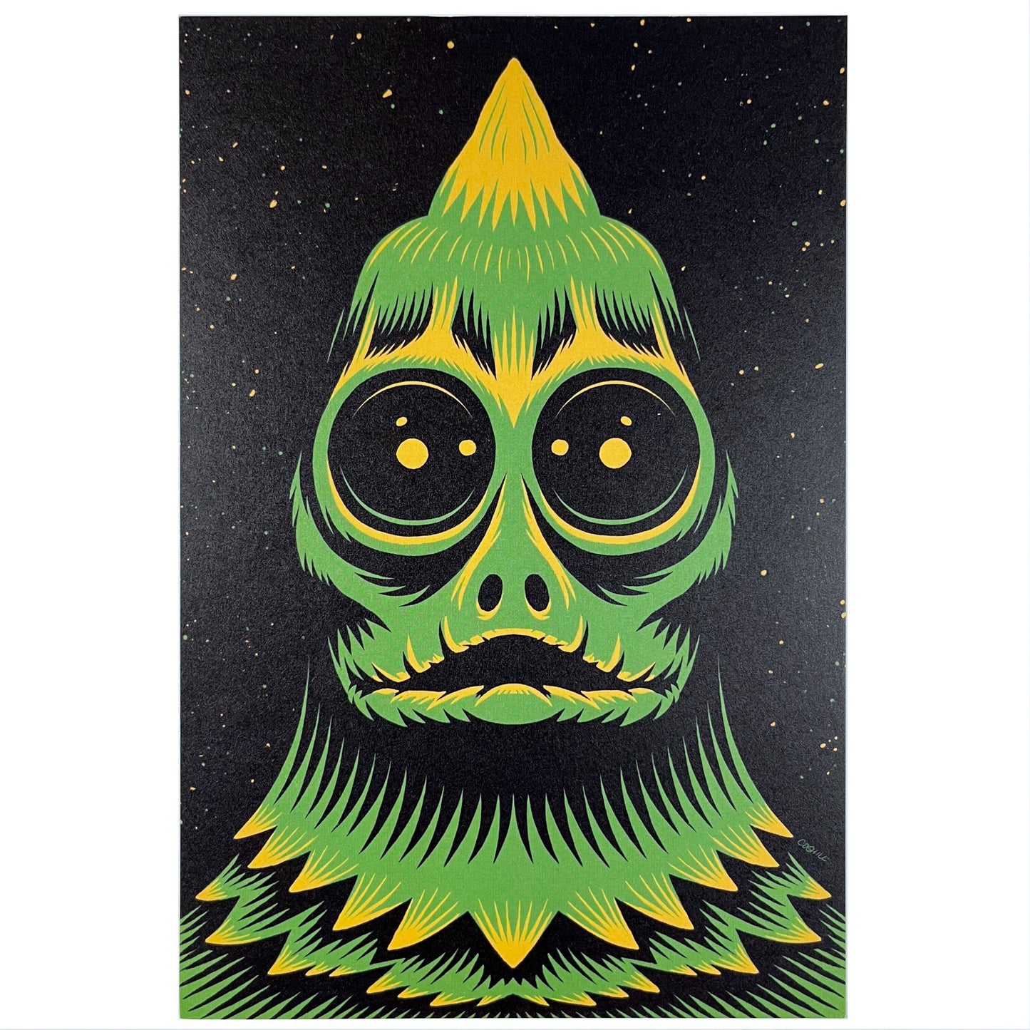 Sleestak print 6x9
