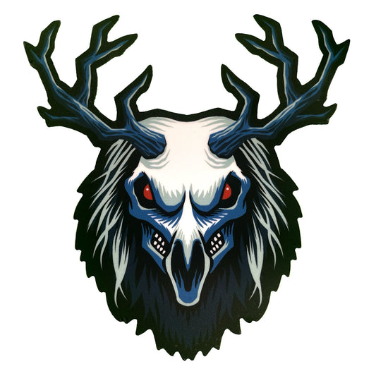Wendigo Head sticker