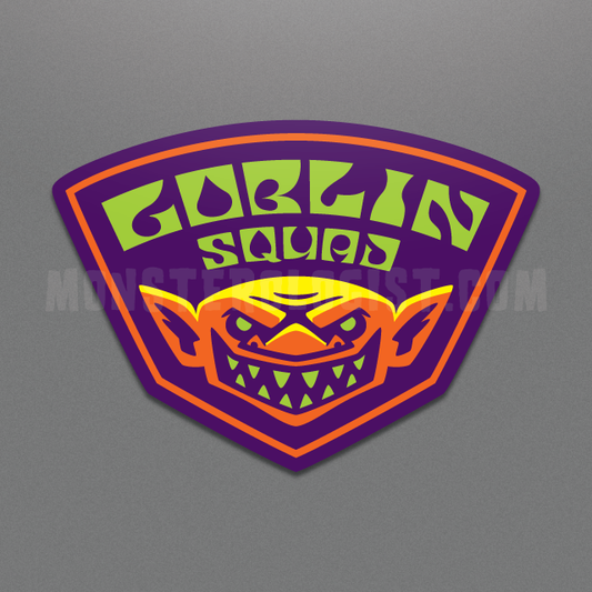Goblin Squad military insignia folklore sticker