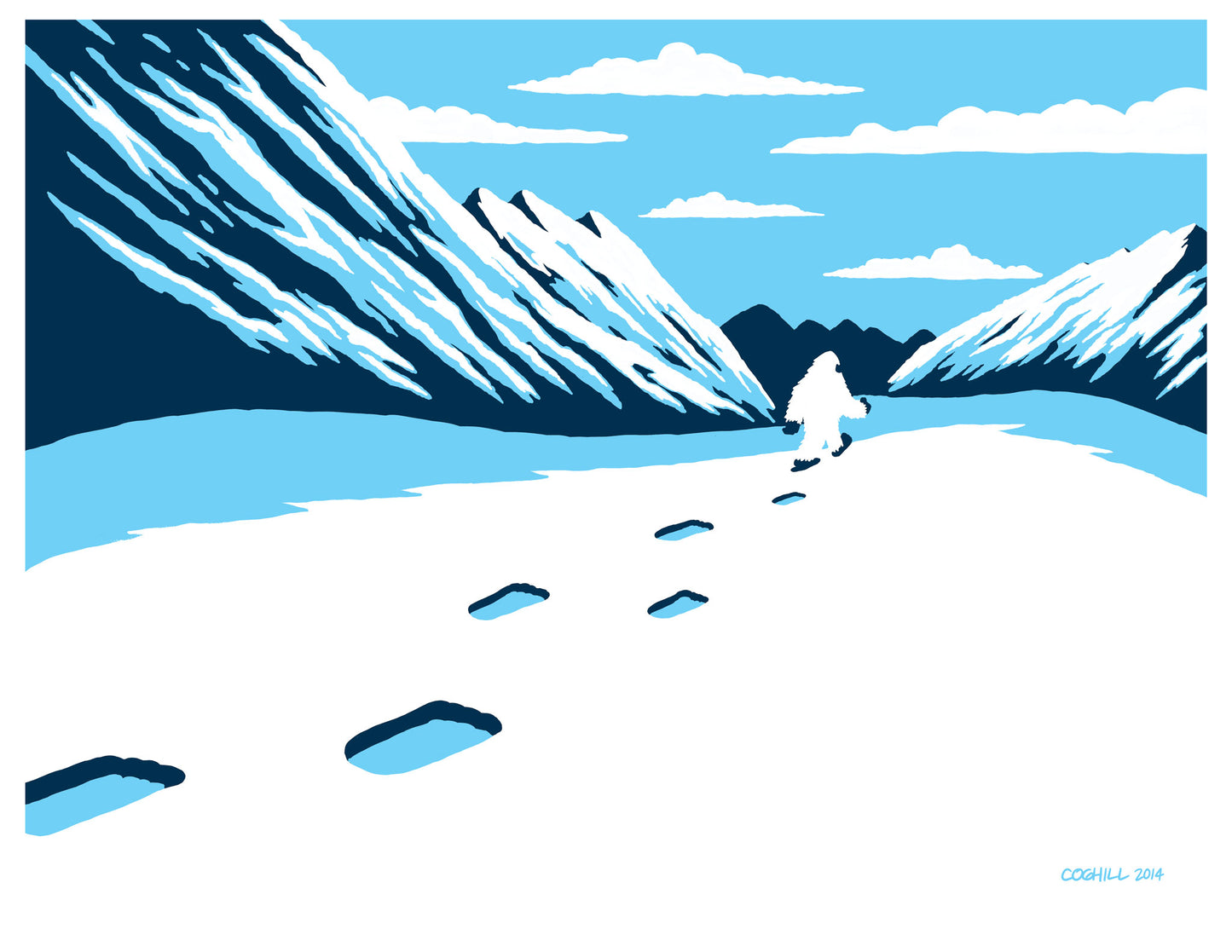 Himalayan Trek | Yeti art print