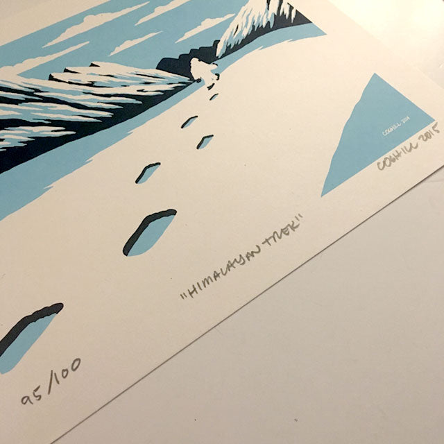 Himalayan Trek Yeti screen print