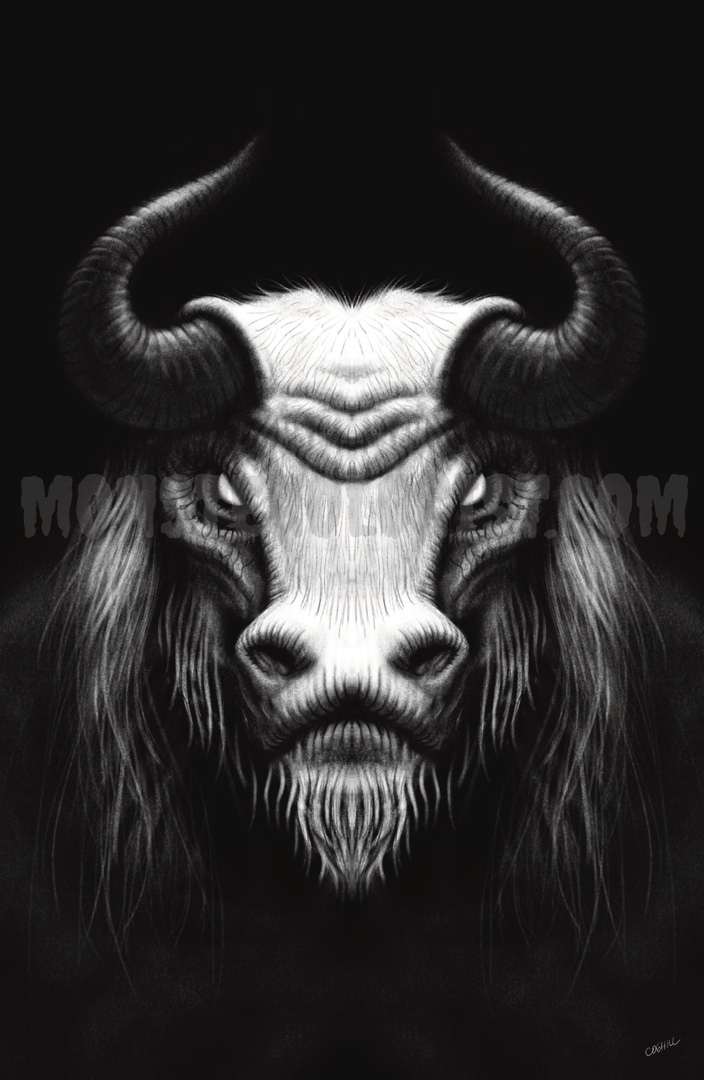 Minotaur print