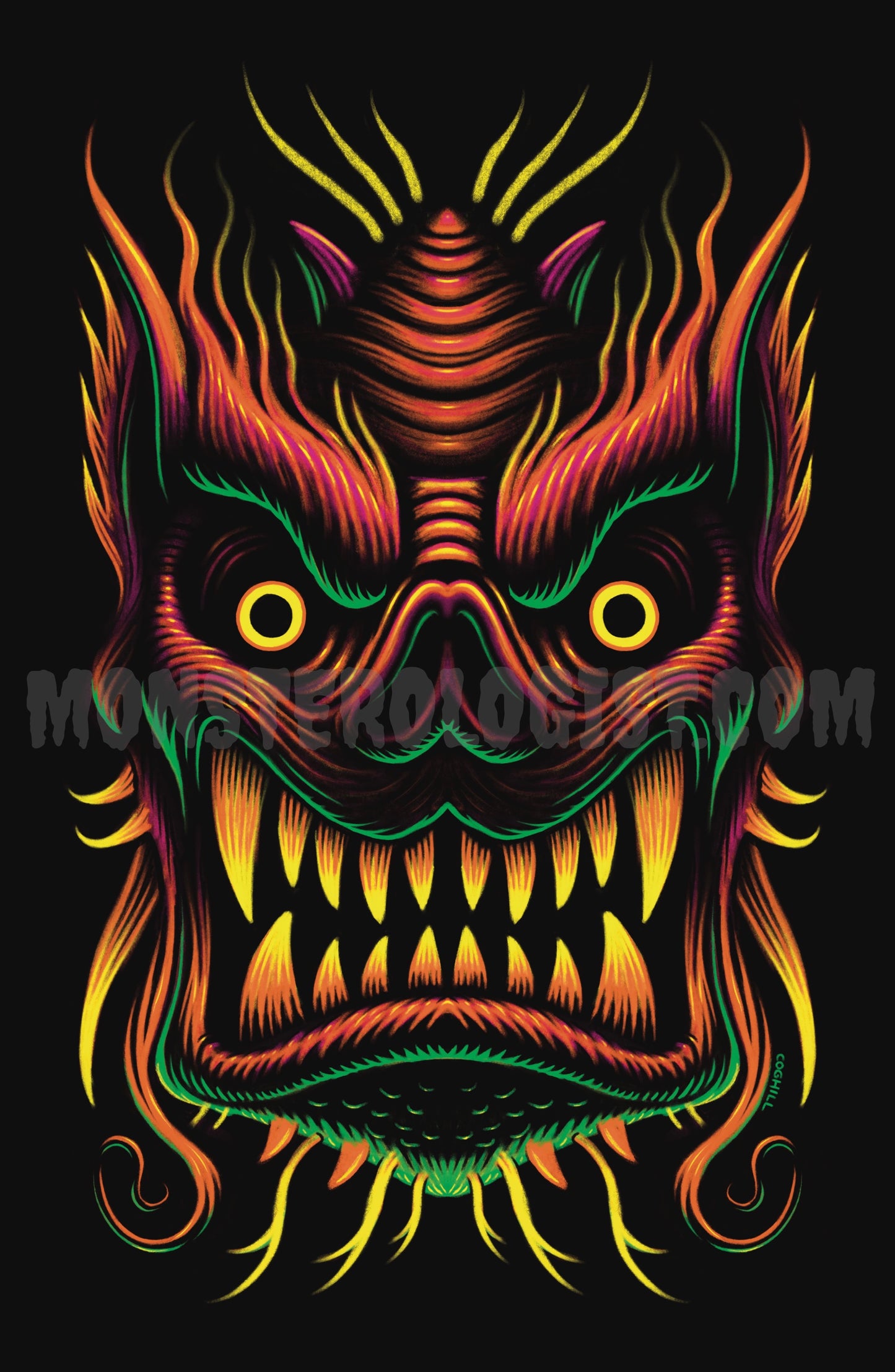 Oni Demon print