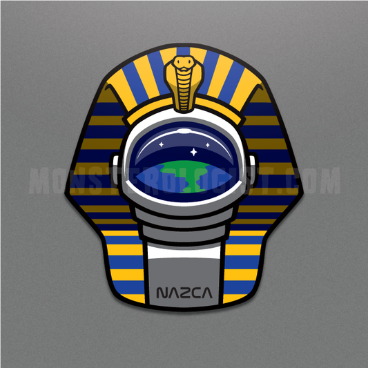 Pharaoh Astronaut ancient aliens sticker