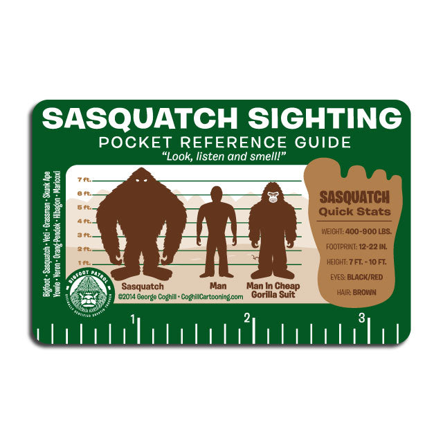 Sasquatch Brigade membership card