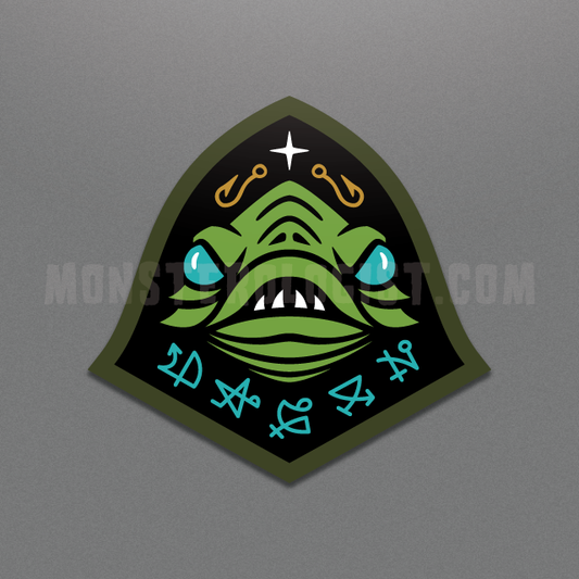 Sons Of Dagon H.P. Lovecraft secret society die-cut vinyl sticker by Monsterologist