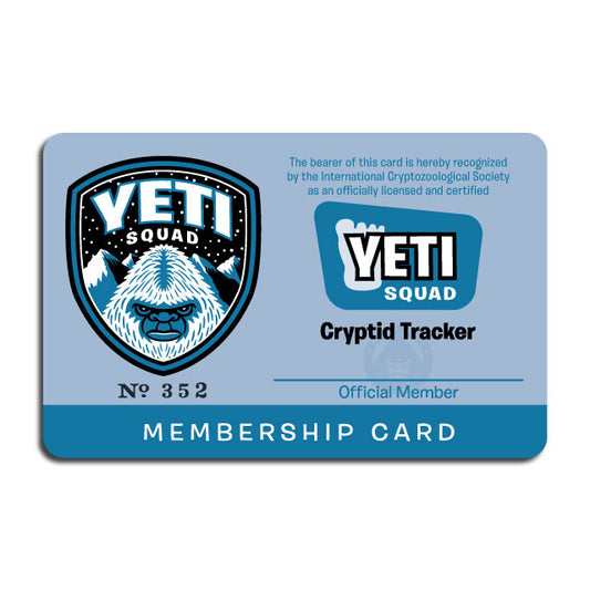 Yeti Squad membership card
