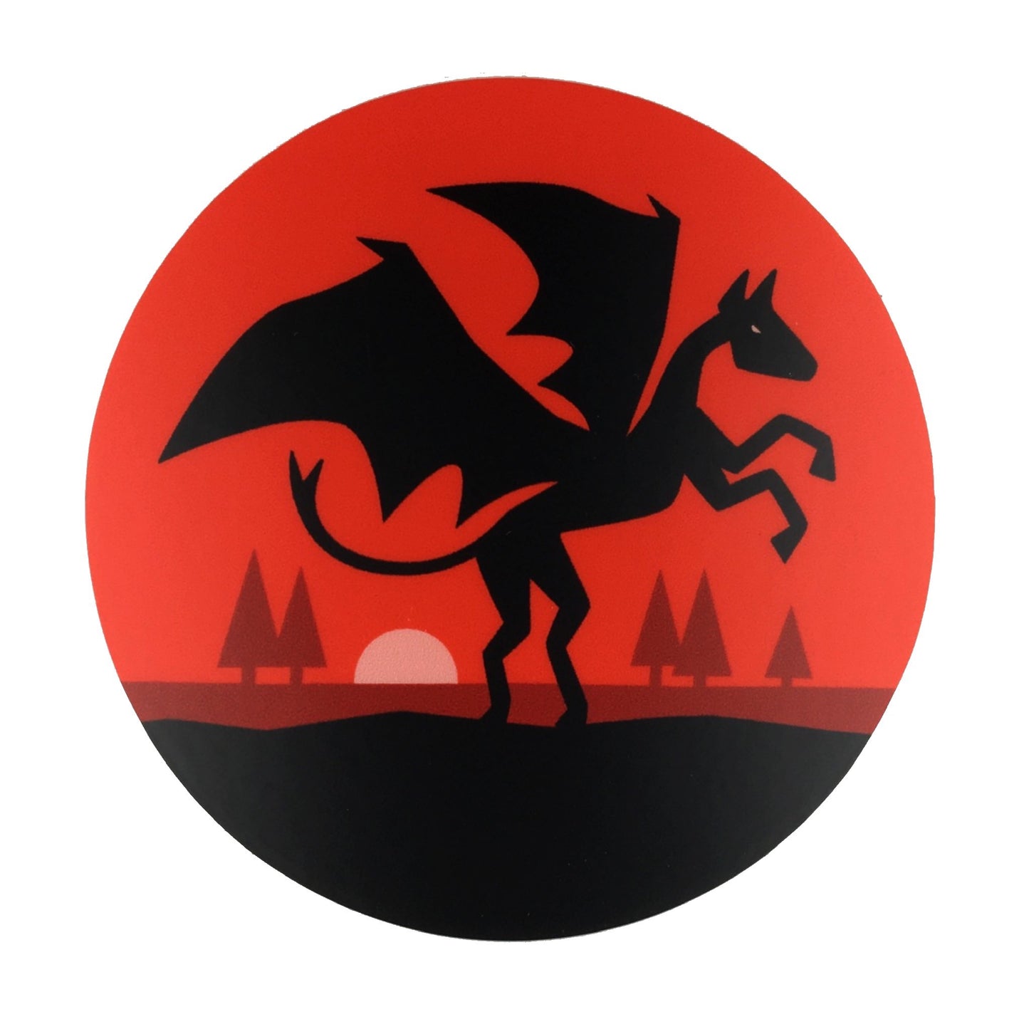 Jersey Devil circle stocker by Monsterologist