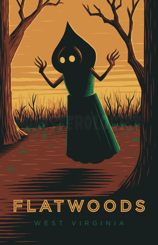 Flatwoods, West Virginia travel poster 11x17