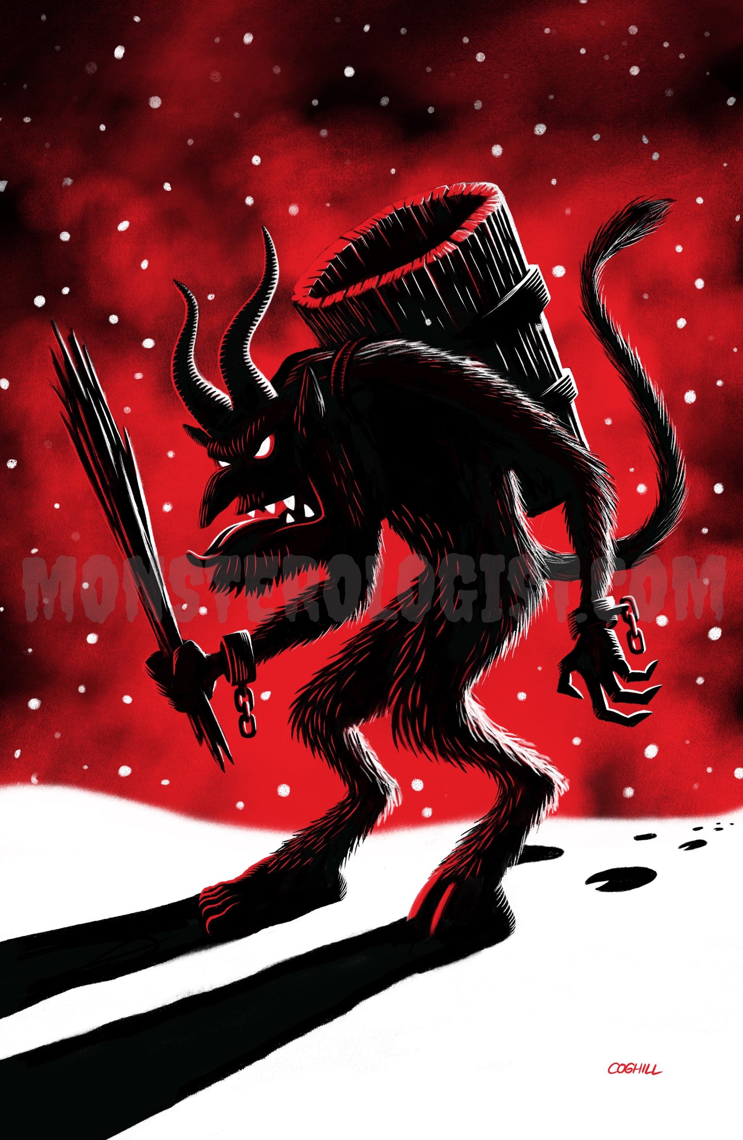 Krampus art print