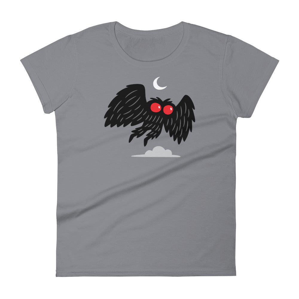 Mothman Moon women's fit short sleeve t-shirt