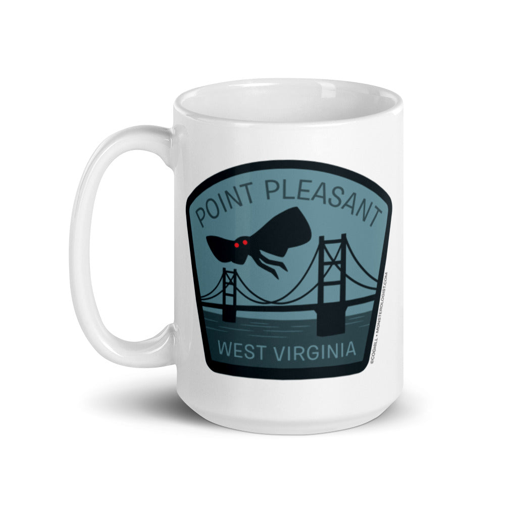 Mothman Over Point Pleasant Coffee Mug