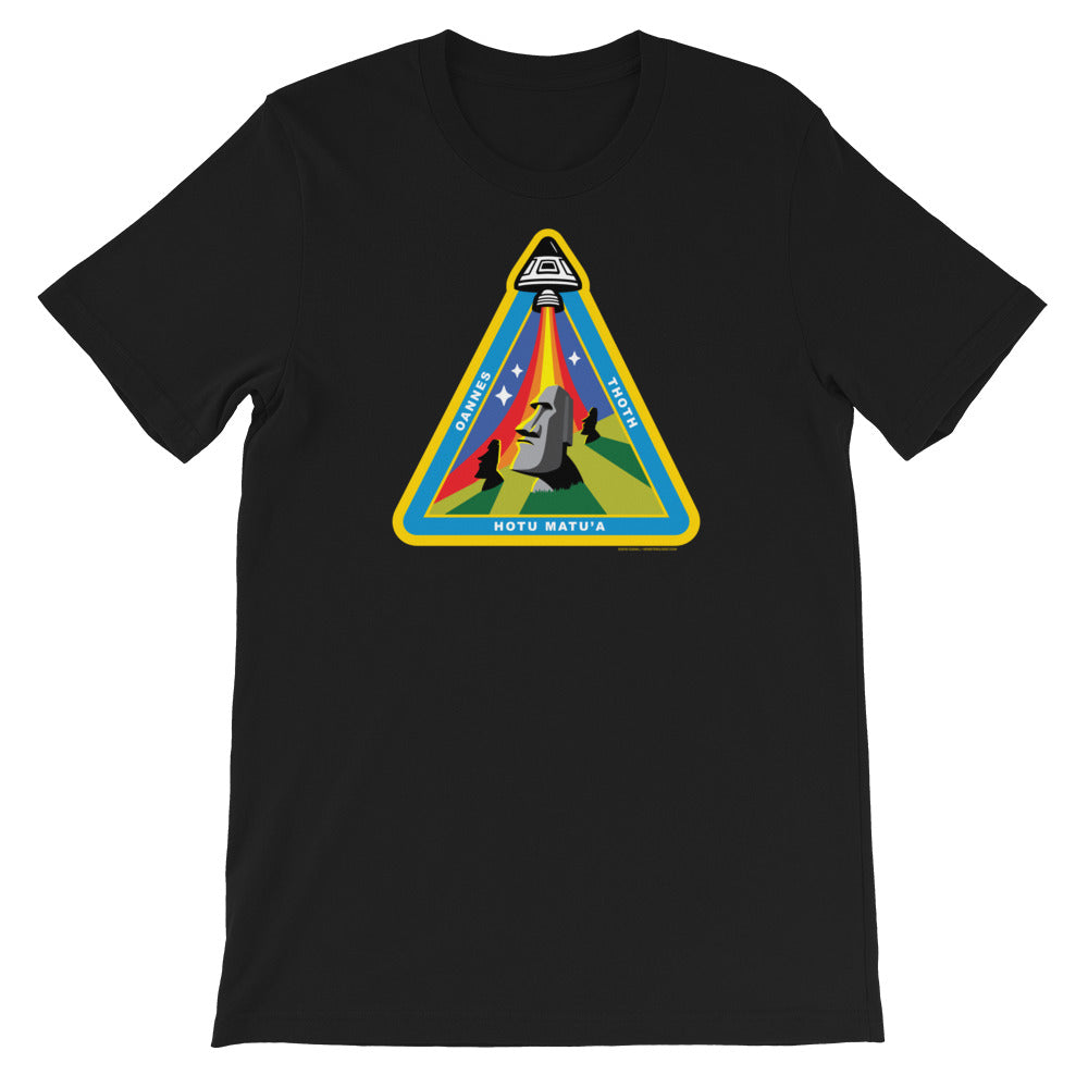 Easter Island Outpost Ancient Astronaut Short-Sleeve T-Shirt