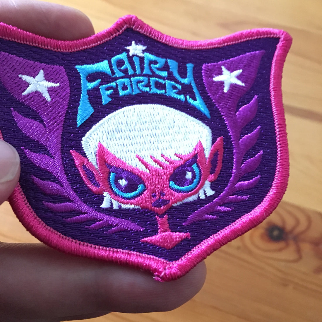Fairy Force embroidered patch redesign now available!