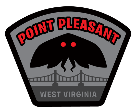 "Point Pleasant" Mothman paranormal location travel patch pre-order