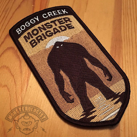 "Boggy Creek Monster Brigade" patch: pre-orders now shipping