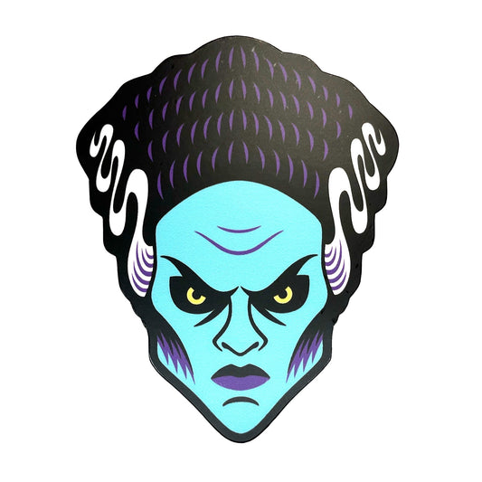 Bride Of Frankenstein head sticker