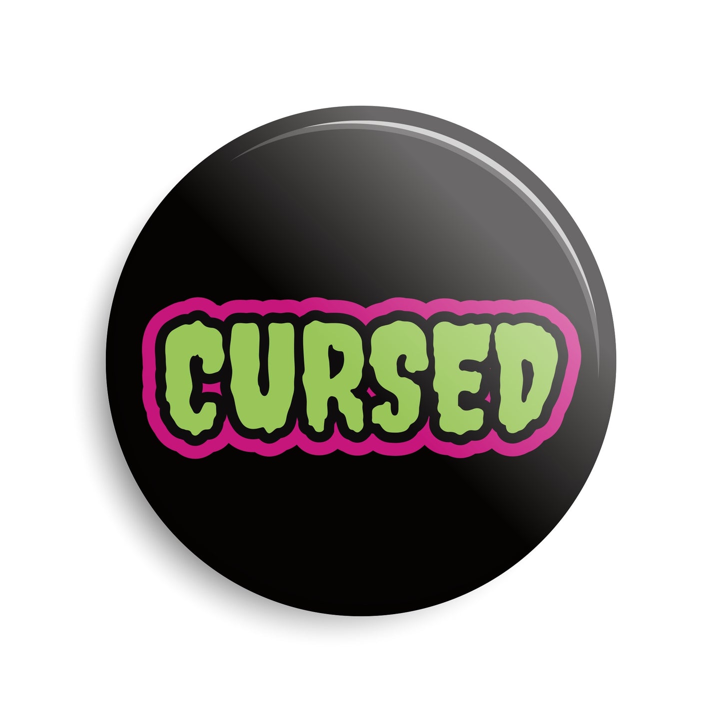 Cursed Pin-Back Button