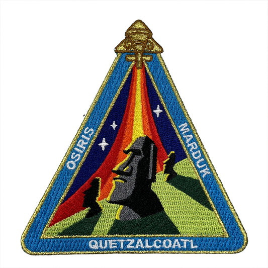 Easter Island Outpost NAZCA ancient astronaut mission embroidered patch