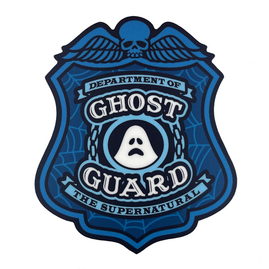 Ghost Guard police badge sticker by Monsterologist