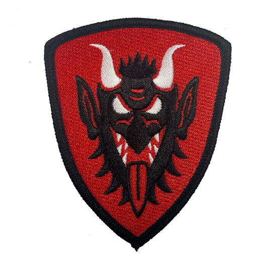 Krampus Face embroidered patch