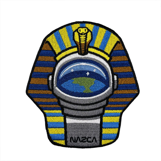 Pharaoh Astronaut NAZCA ancient astronaut mission embroidered patch