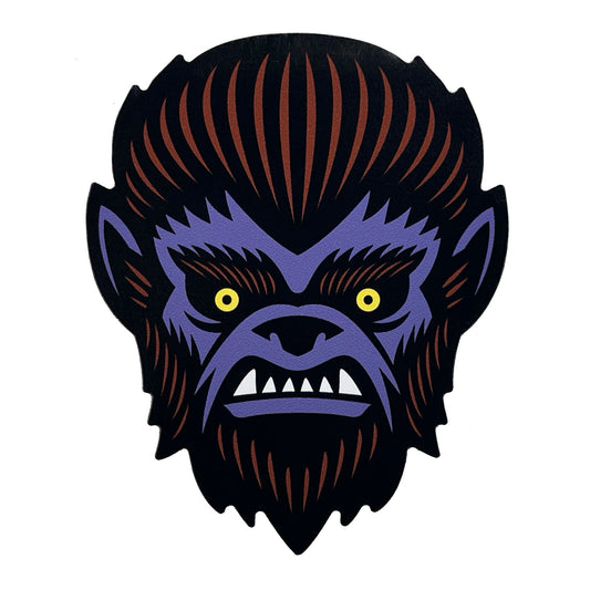 Wolf Man head werewolf horror movie monster magnet