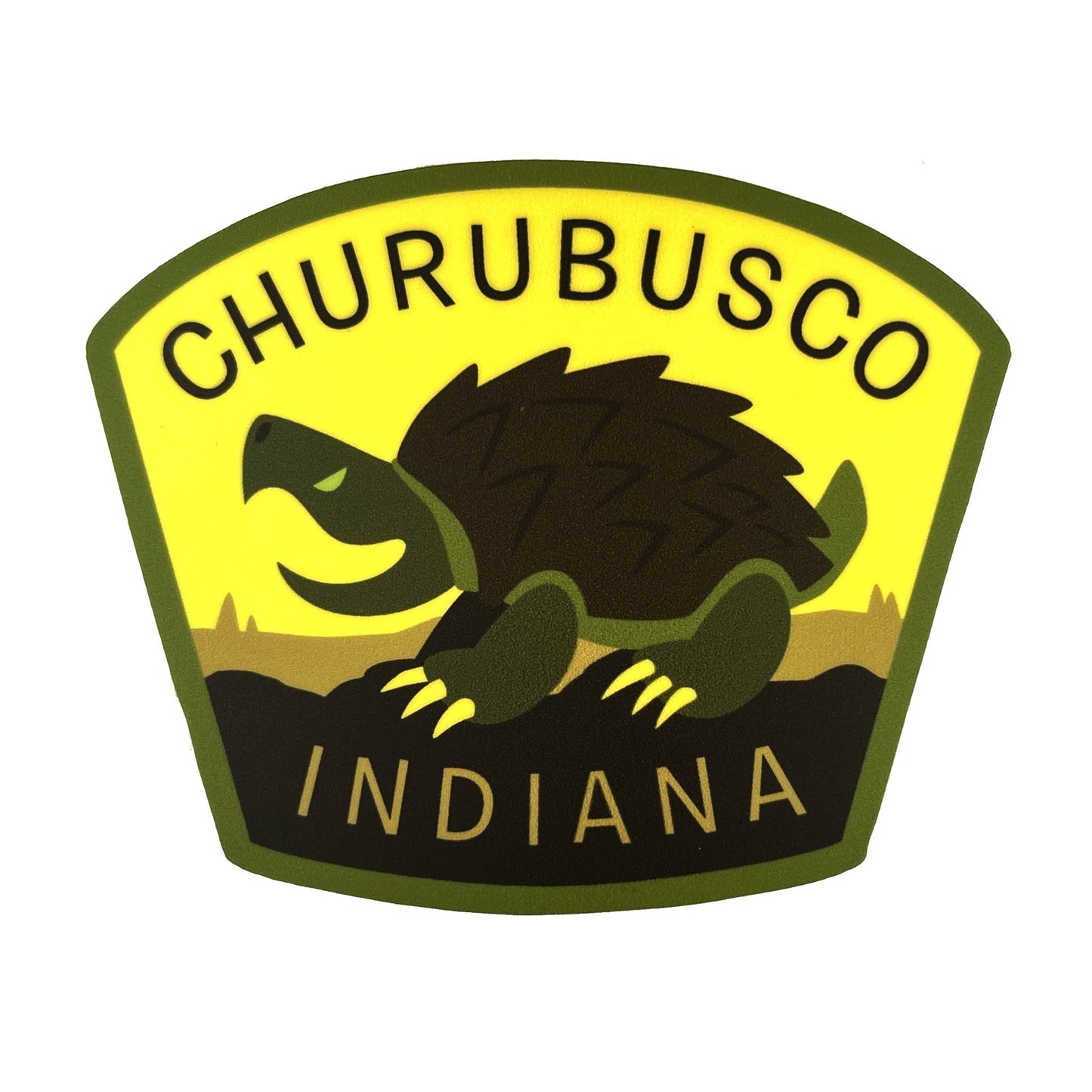 Churubusco, Indiana Travel Sticker