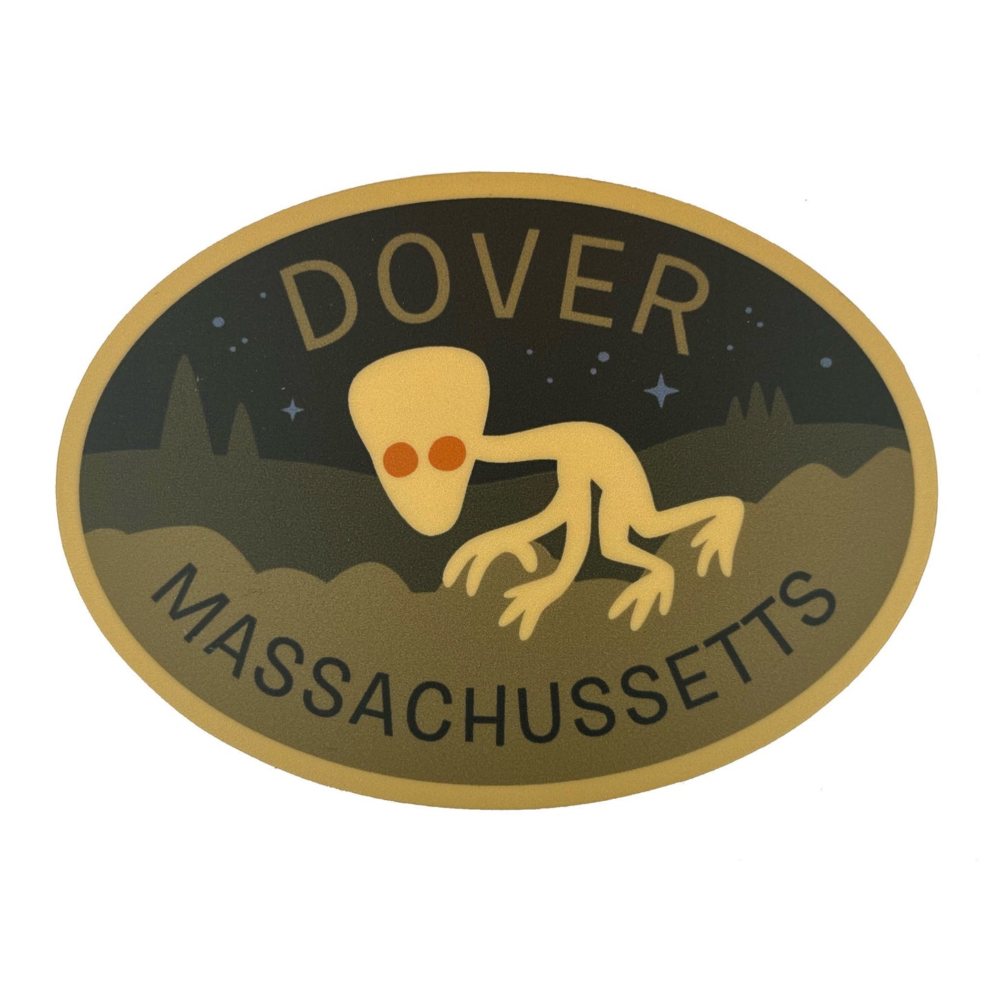 Dover, Massachusetts Travel Sticker