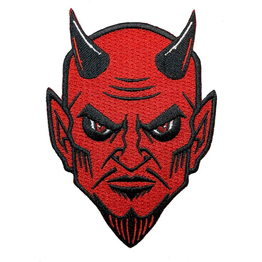 Devil head patch