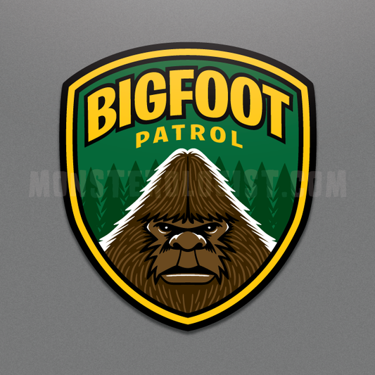 Bigfoot Patrol Die-Cut Sticker (Legacy Design)