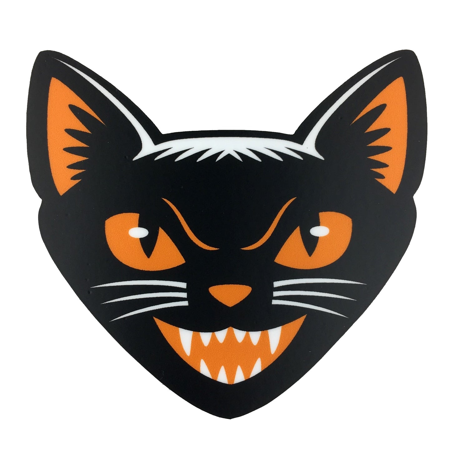 Halloween black cat retro/vintage style, by Monsterologist
