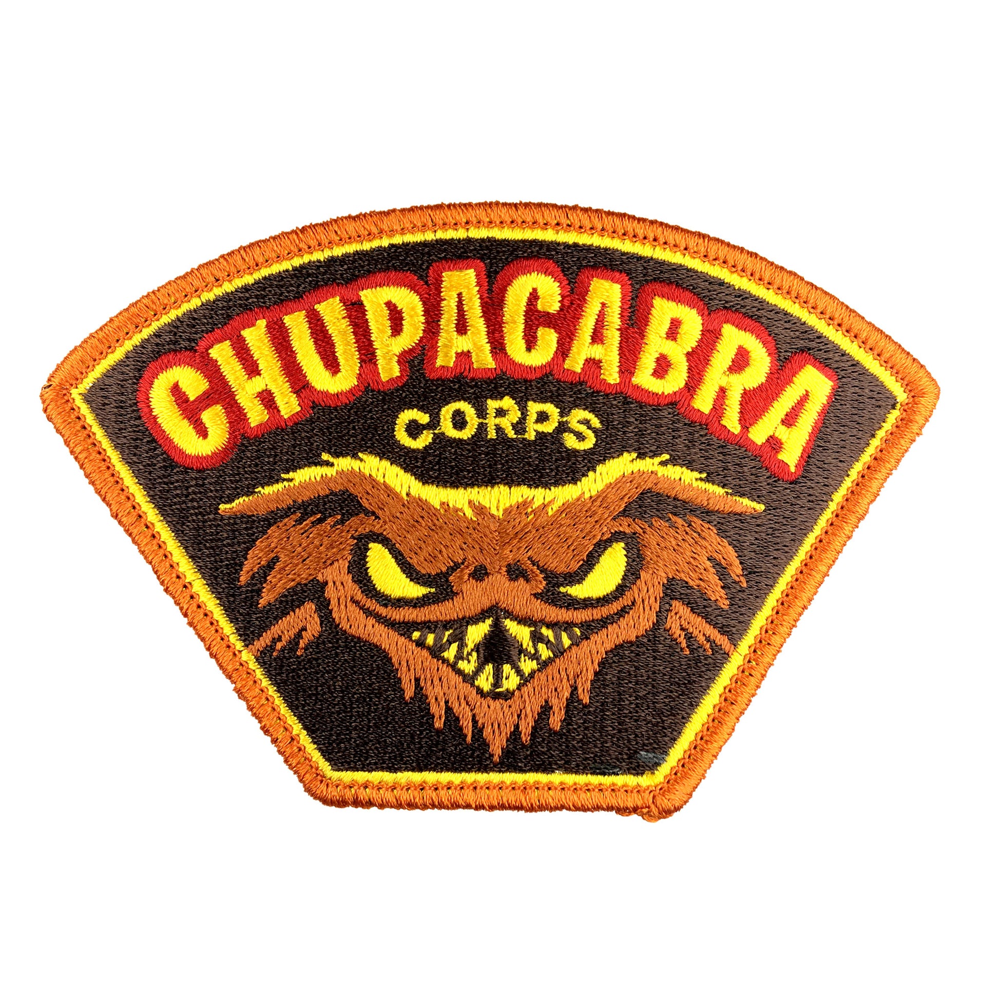 Chupacabra Corps cryptozoology military embroidered morale patch by Monsterologist