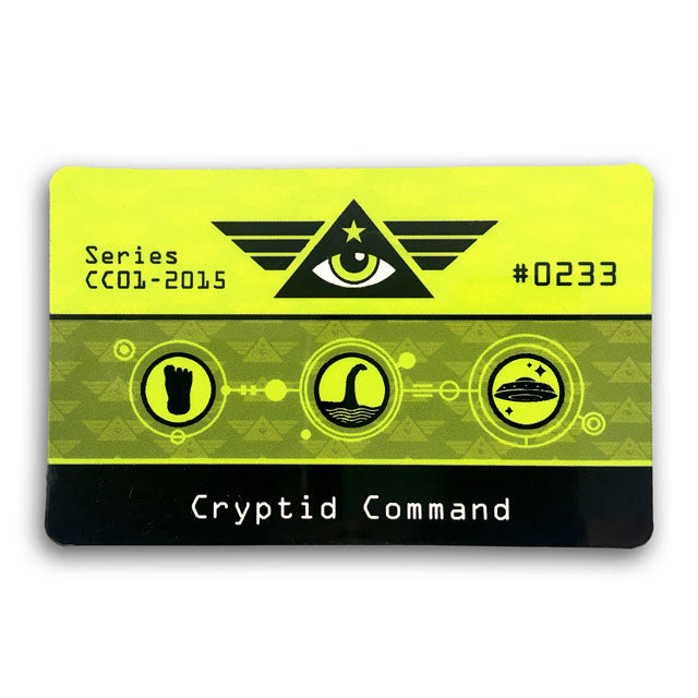 Cryptid Command ID card