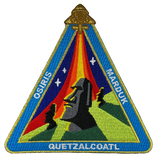 Ancient Astronaut Space Mission Patch | Easter Island Outpost | Monsterologist