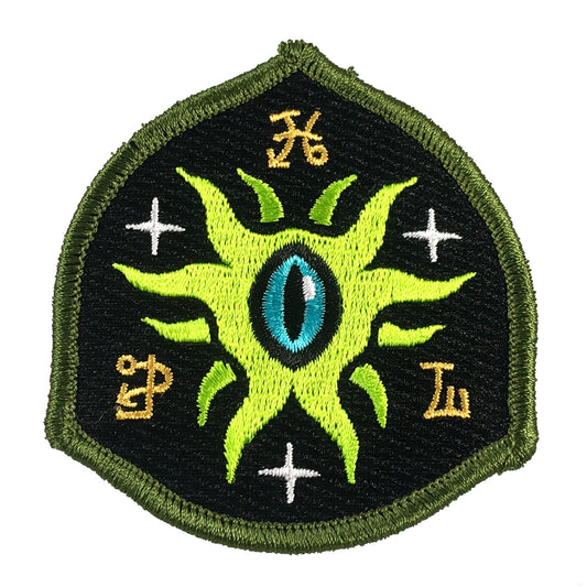 Large Three Eyed Monster Iron-on Embroidered Patch Big Asian -  in 2023