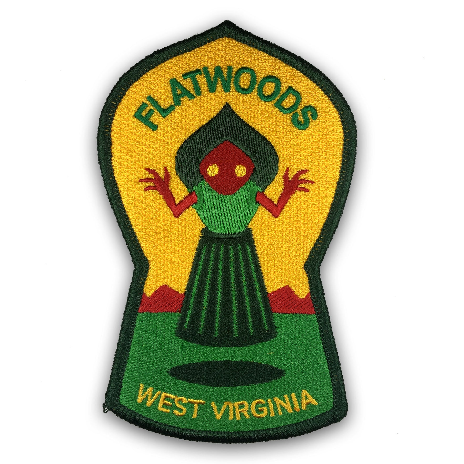 Flatwoods, West Virginia Travel Patch by Monsterologist