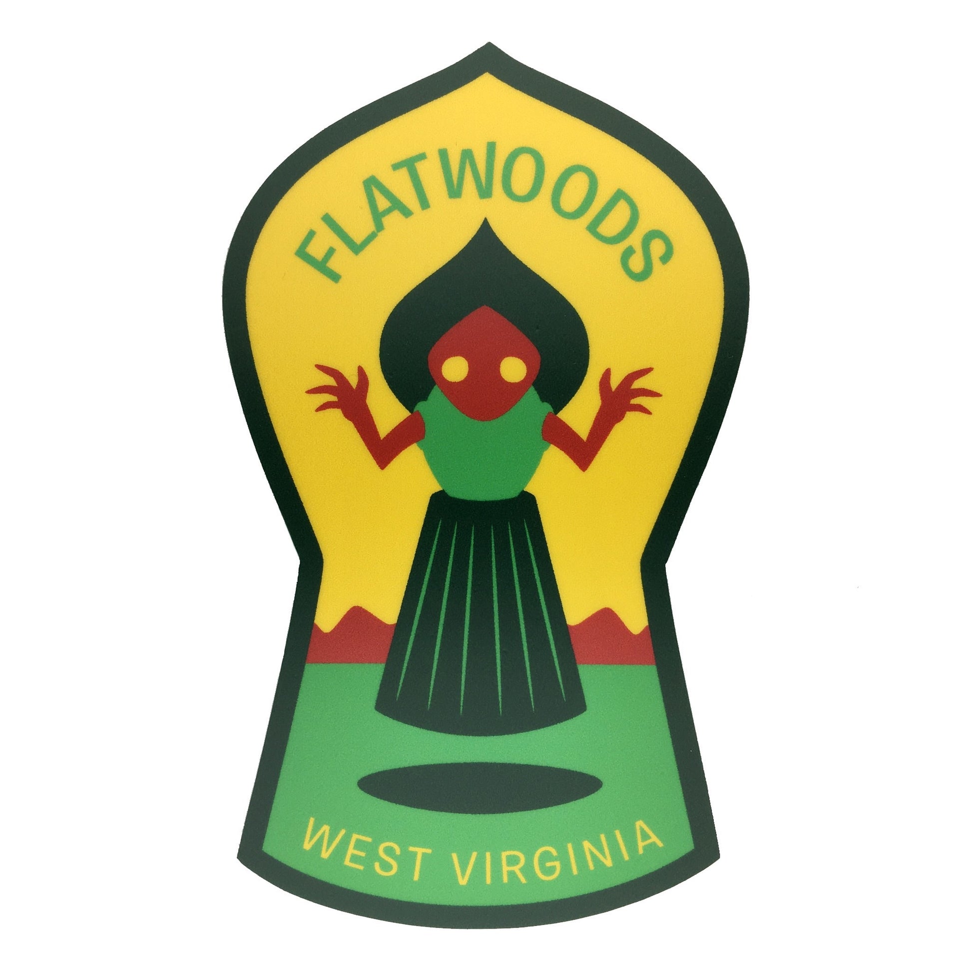 Flatwoods, West Virginia travel sticker by Monsterologist