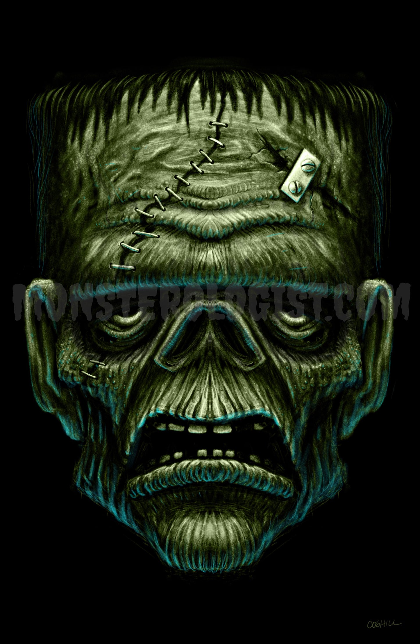 Frankenstein’s Monster color print