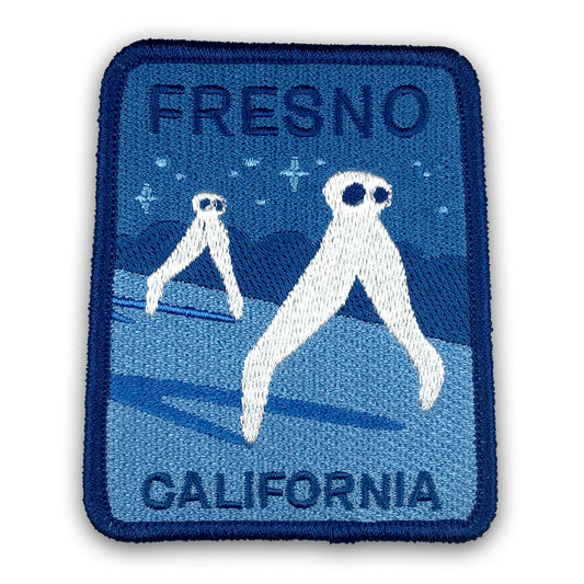 Fresno, California Nightcrawlers Travel Patch by Monsterologist