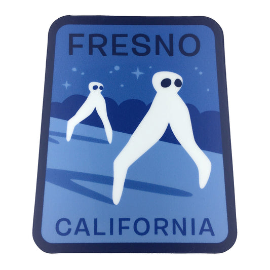Fresno, California travel sticker by Monsterologist