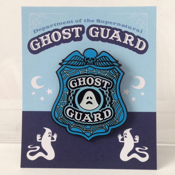 Ghost Guard Enamel Pin Glow In The Dark