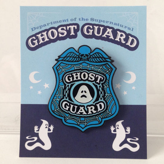 Ghost Guard enamel lapel pin (glow-in-the-dark) – Monsterologist